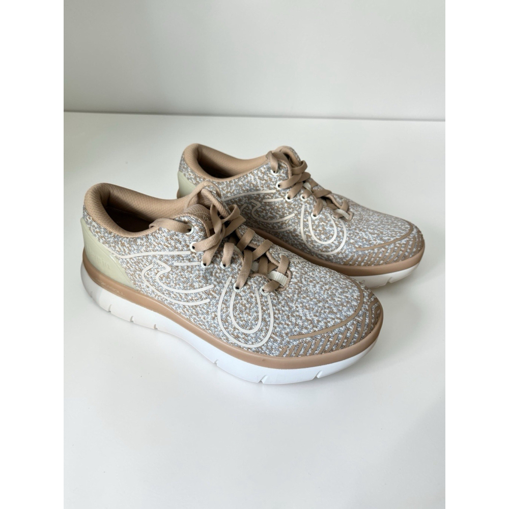 Alegria Roll On 2 Sneakers Oatly Beige Comfort Walking Shoe Size 39 EU 9 US